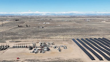 Chevron’s solar field