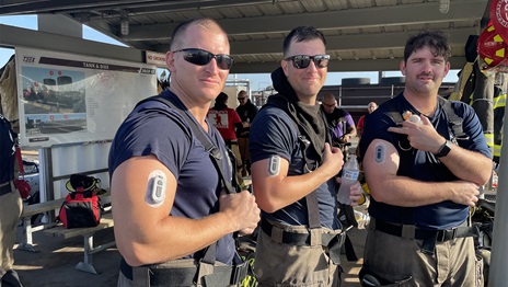 Kyle Denny (left), Josh Gatlin (center) and Blake Prest (right).